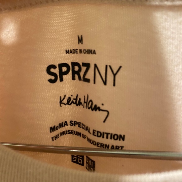 SPRZ NY pink tee shirt by Keith Haring - Picture 3 of 5